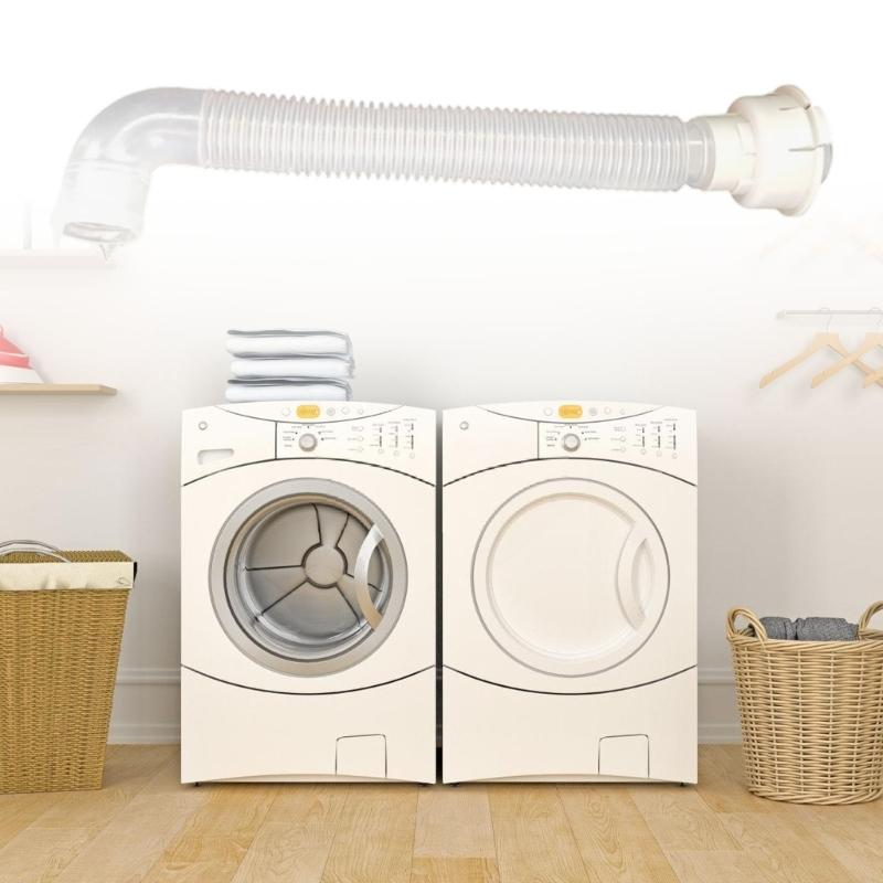 High Flow Plastic Drainage Hose for Top Load Front Load Washers Universal Fit Corrosion Resistant Quick Connect System