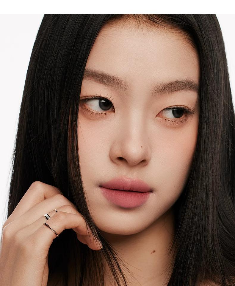 Joocyee Amber Lip Glaze V05 Cinnamon & Mandarin Duck Milk Tea Lipstick - Moisturizing, Water-Light Finish