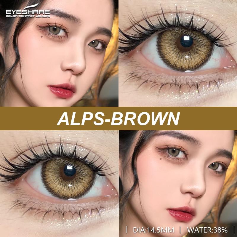 Eyeshare Neue Mode Farbige Kontaktlinsen Dunkelblaue Kontaktlinsen Grüne Schöne Linsen Braune Kontaktlinsen Graue Weiche Linsen 1 Paar