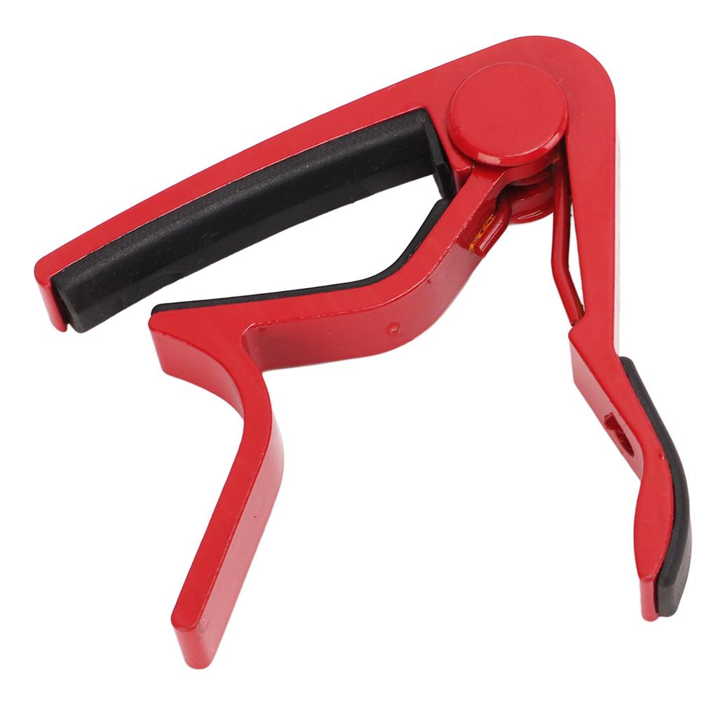 Guitar Capo Strong Spring Scratch Resistant High Hardness Alloy Guitar Capo with 5 Picks