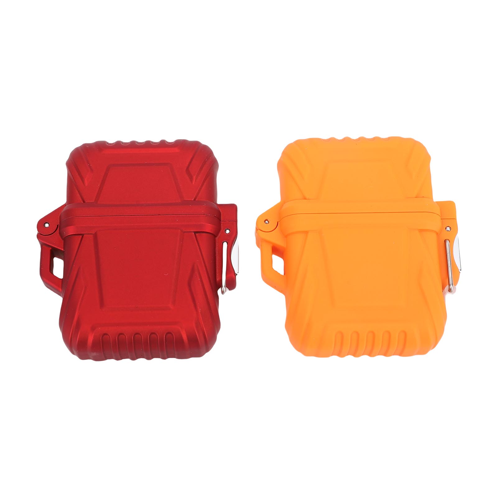 

2 шт. Чехол для хранения спортивного снаряжения для улицы, водонепроницаемый, многофункциональный, многоразовый, защитный кейс для путешествий, красный+оранжевый