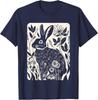 Easter Rabbit Flowers Nature Bunny Lovers T-Shirt