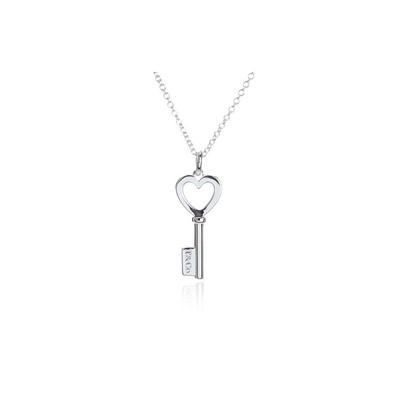 Tiffany Ir Ko. Širdelės Raktelio Sidabrinis Pakabukas Karoliai Moterims karoliai 35483853