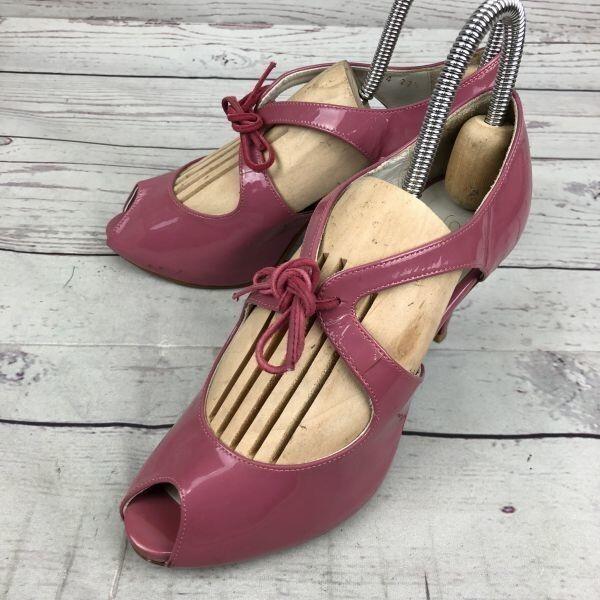 

With Box Made in Japan Odette e Odile Open Toe Pumps 22.5 Pink(USED)