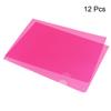 12/24Pcs L Type Folders A4 Plastic File Project Pockets File Folder Clear Paper Document Jacket Sleeve School Office Supplies