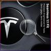 4Pcs 56MM Car Emblem Wheel Center Hub Cap Covers Auto Rim Cover For Tesla Model S Model X Model Y Model 3 Roadster SpaceX Accessory