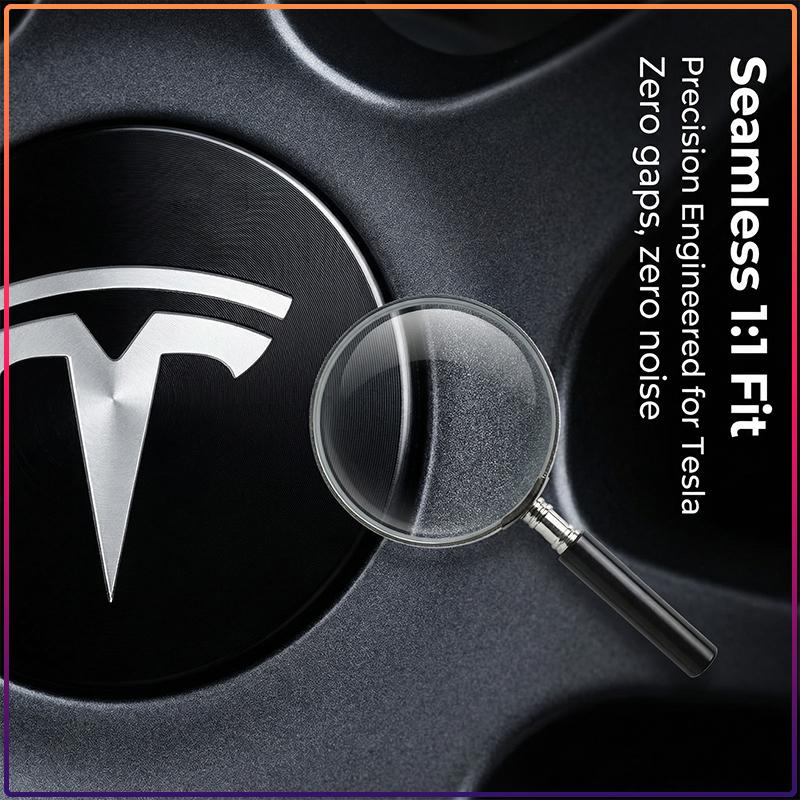 4Pcs 56MM Car Emblem Wheel Center Hub Cap Covers Auto Rim Cover For Tesla Model S Model X Model Y Model 3 Roadster SpaceX Accessory