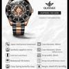 OUPINKE Neue Business-und freizeit herren Uhr Hohl Bewegung Wasserdicht Voll Automatische Maschinen High-end-Uhr