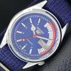VINTAGE REFURBISHED SEIKO 5 AUTOMATIC 6309A JAPAN MENS BLUE DIAL WATCH A441152-4 Sk-a441152