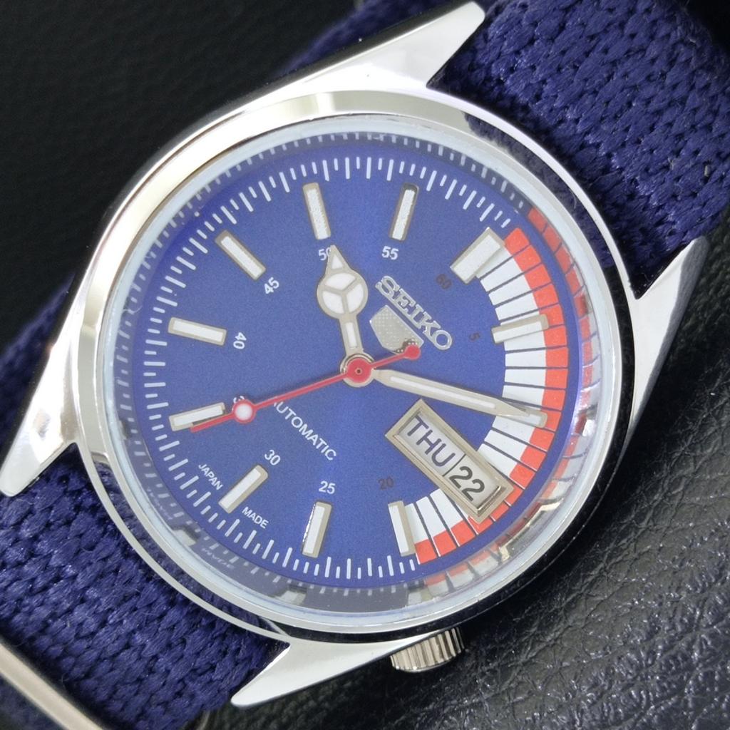 

ВИНТАЖНЫЕ ВОССТАНОВЛЕННЫЕ ЧАСЫ SEIKO 5 AUTOMATIC 6309A ЯПОНИЯ МУЖСКИЕ С СИНИМ ЦИФЕРБЛАТОМ a441152-4 Sk-a441152