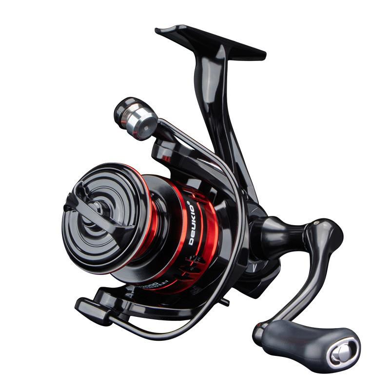 De Ququan All-Metal Gapless Spinning Fishing Reel for Saltwater