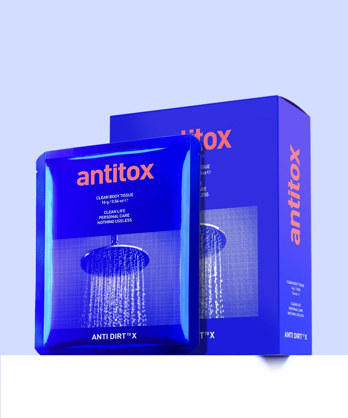 [Refreshing Deodorant Tissue] Anti-Tox Clean Body Tissue [Pack of 10]