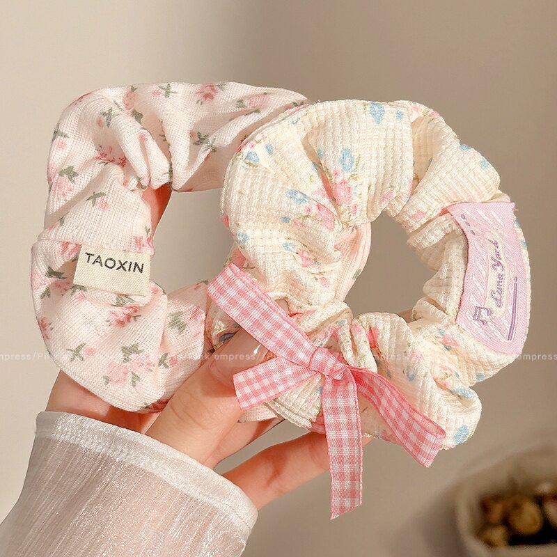 Waldspitzen-Blumen-Haargummi & Haarband - Elegante Dutt- & Haarschmuck-Accessoires für Damen