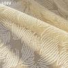 1PC LOZUJOJU Romantic and Exquisite French Hollow Transparent Tulle Beige Jacquard Sheer Curtain for Living Room Bedroom Balcony Window Home Decor