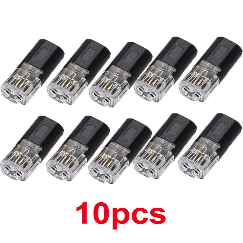 30-1Pcs 2 Pin Wire Connector Waterproof Fast Plug Car Electrical Connectors Wire Cable Automotive Strip Terminal Connection