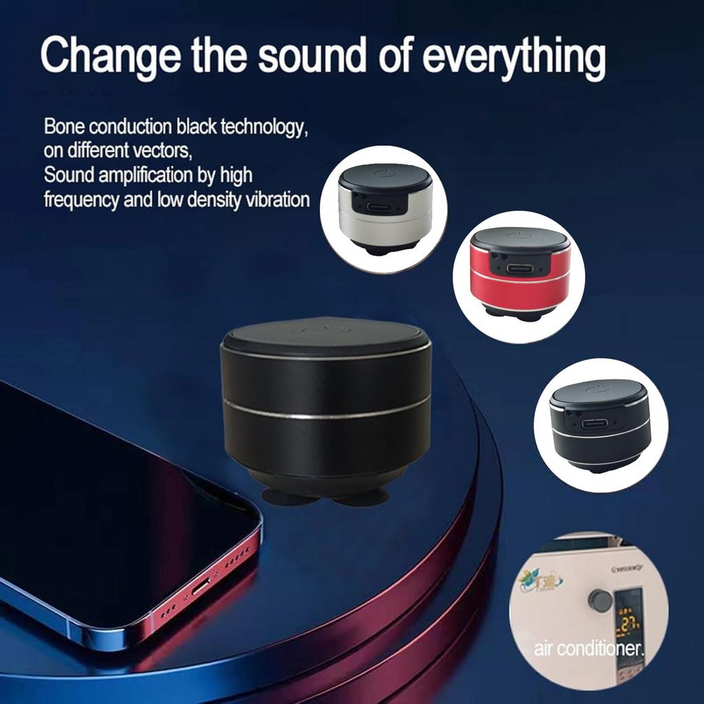 Conduction Resonance Subwoofer Metal Pair Bluetooth Speaker
