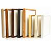 Narrow Edge L-Shaped Wood Grain Foam Frame for DIY Wall Art