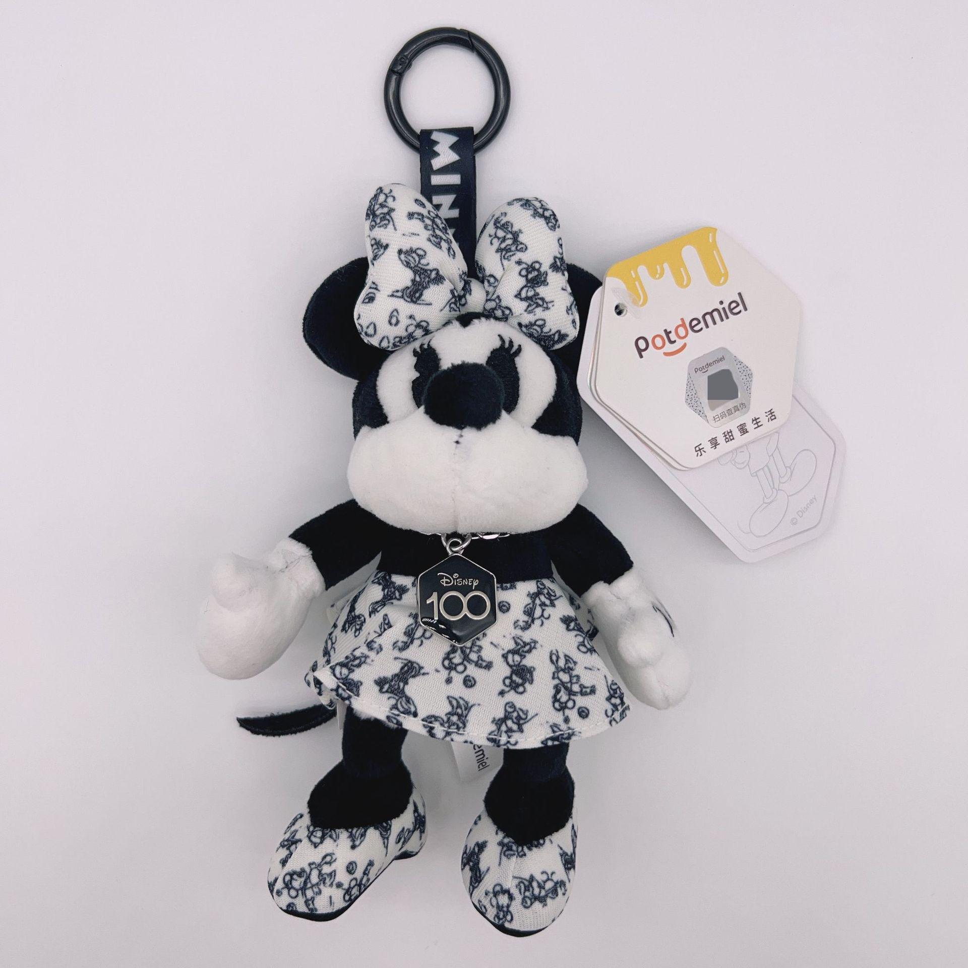 Disney Classic Mickey and Minnie Mouse Retro Plush Toy - Clever Pilot Edition Honey Pot Edition