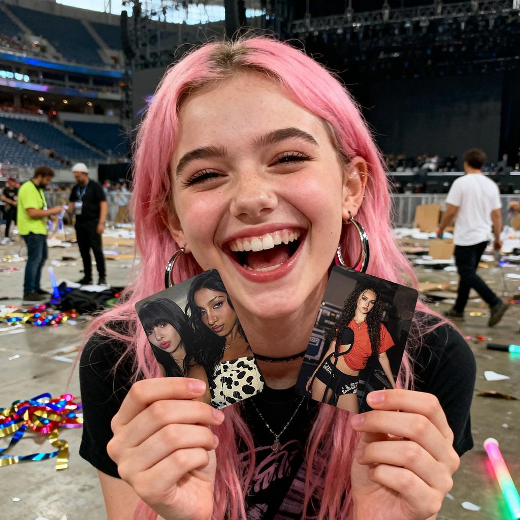 Fotografie členek slavných dívčích skupin, sběratelské karty, sběratelské předměty, vhodné dárky pro celebrity.