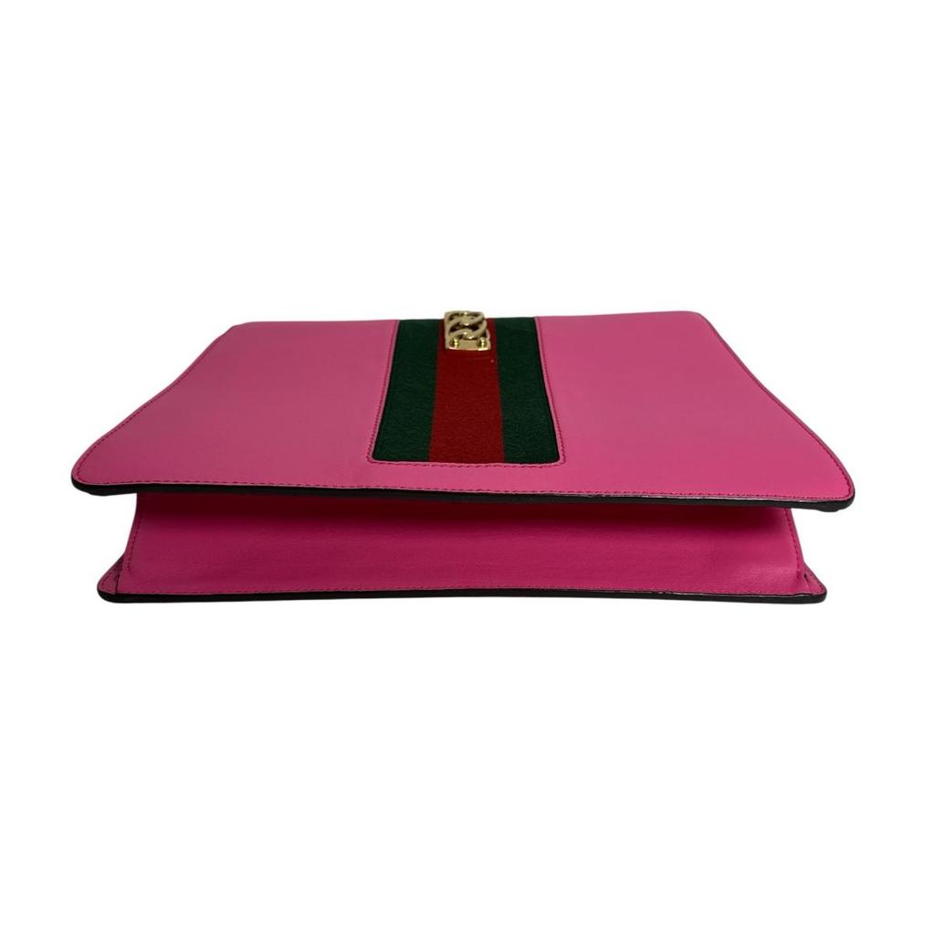 GUCCI 2WAY bag Silvi Handbag pink Women 431665 Used