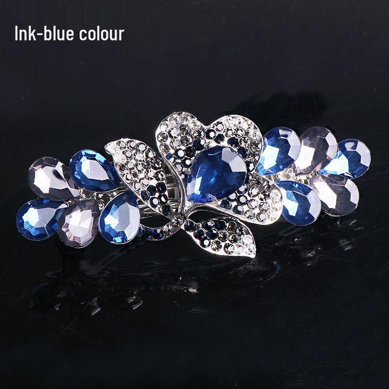 Rhinestone Hairpin Headdress: Women's Spring Clip for Updo & Hair Accessories