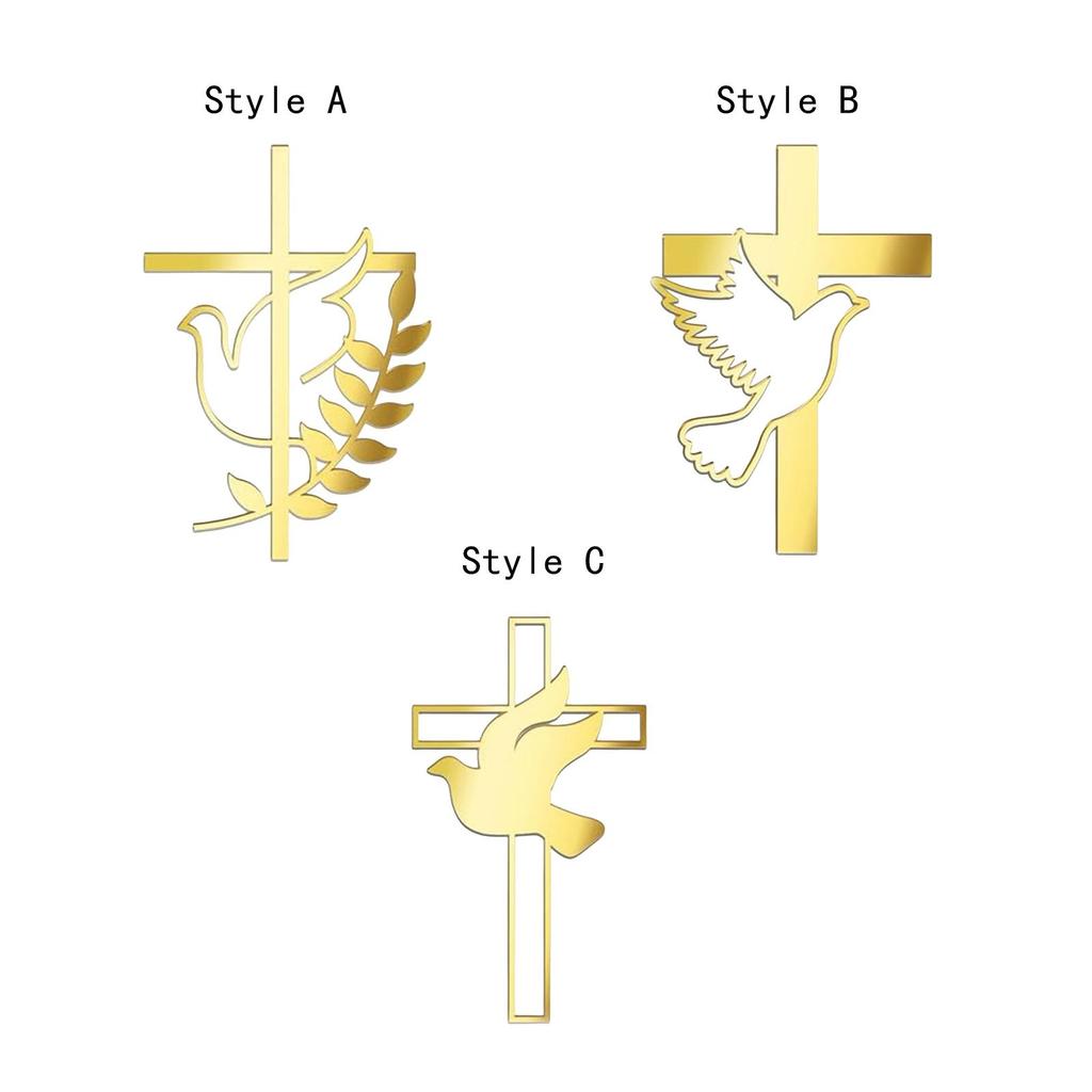 Kreuz Kuchendekoration, Kuchendekoration, Religiös, Dekorativ, Gold-Dekor Acryl
