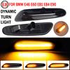 2x Dynamic LED Fender Light Side Marker For BMW 1 3 5 Serie E46 E60 E61 E81 E82 E87 E88 E90 E91 E92 E93 X1 E84 X3 E83 X5 E53