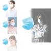 High Quality Adult Disposable Masks Blue Three Layer Non Woven Earloop Protective Masks
