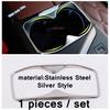 Silver Interior Fit For Peugeot 3008 5008 GT 2017 -  Glove & Gear Shift Box Sequ / AC Vent / Door Handle Bowl Cover Trim