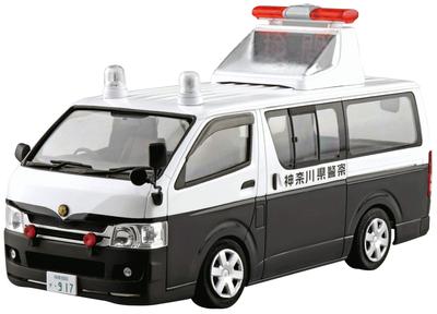 Aoshima Bunka Kyozai The Model Car Series Toyota TRH200V Hiace Traffic Accident Treatment Vehicle 2007 Plastic Model 1/24 No.50