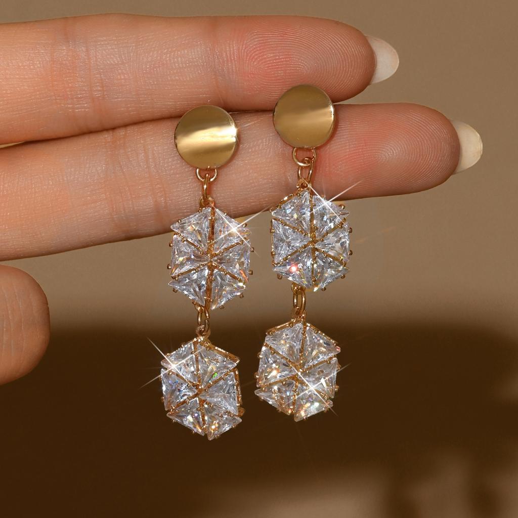 2PC Women's Fashion Design Earrings Jewelry Accessories Suitable for Date, Party, Festival Gifts