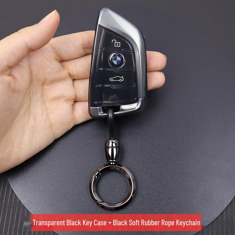 Ultra-Thin Transparent Key Cover for BMW X1-X7, 1, 3, 5, 7 Series