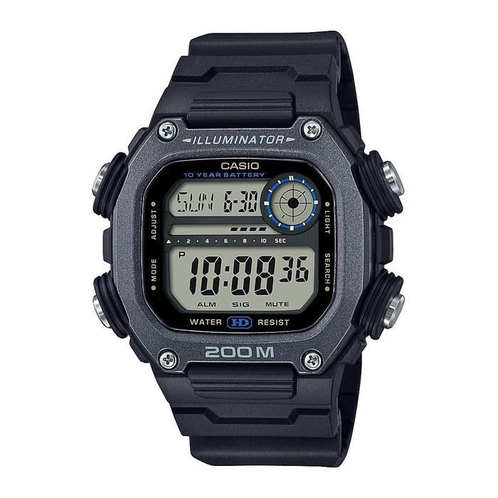 Casio Illuminator 10-Year Battery Extra-Long Strap Men's Watch DW-291HX-1AV, Black
