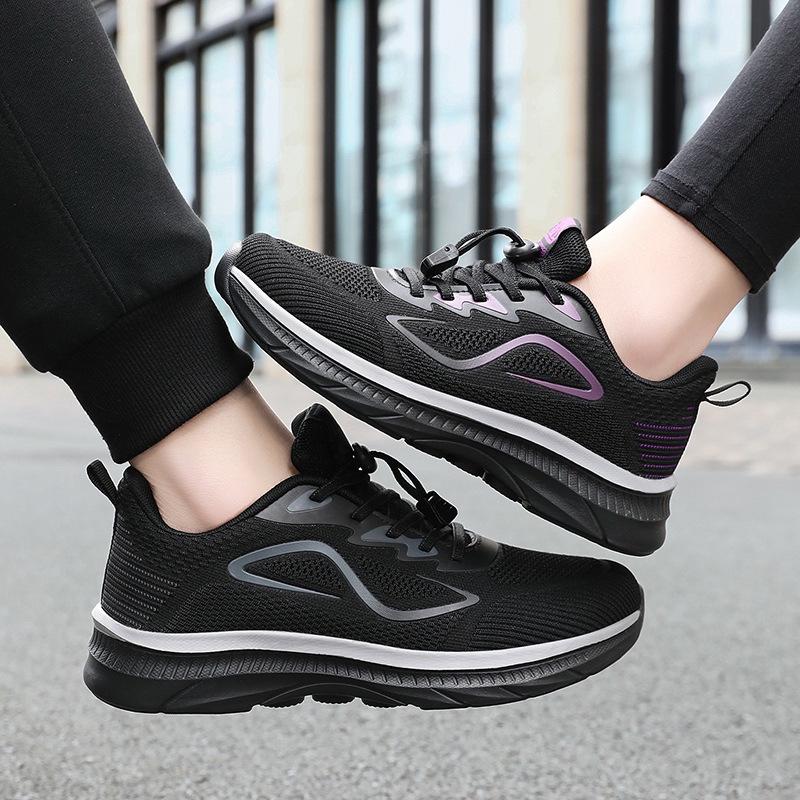 Women's Spring Anti-Slip Mesh Walking Shoes - Lightweight & Comfortable for Seniors