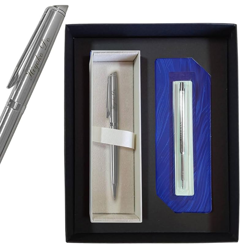 

For employment/graduation celebrations Name engraving [genuine Refill set gift box] ballpoint pen waterman metropolitan essential ([With refill-F]