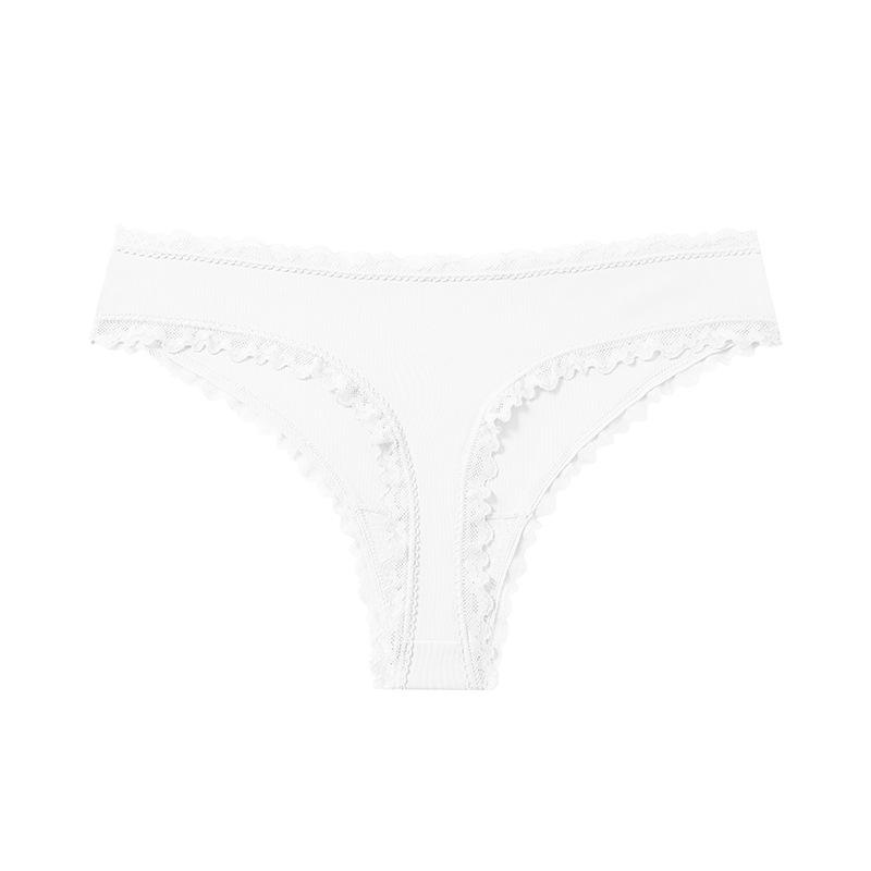 Ladies Spring and Summer Sexy Lace Lace Comfortable Low Waist Thong Underwear