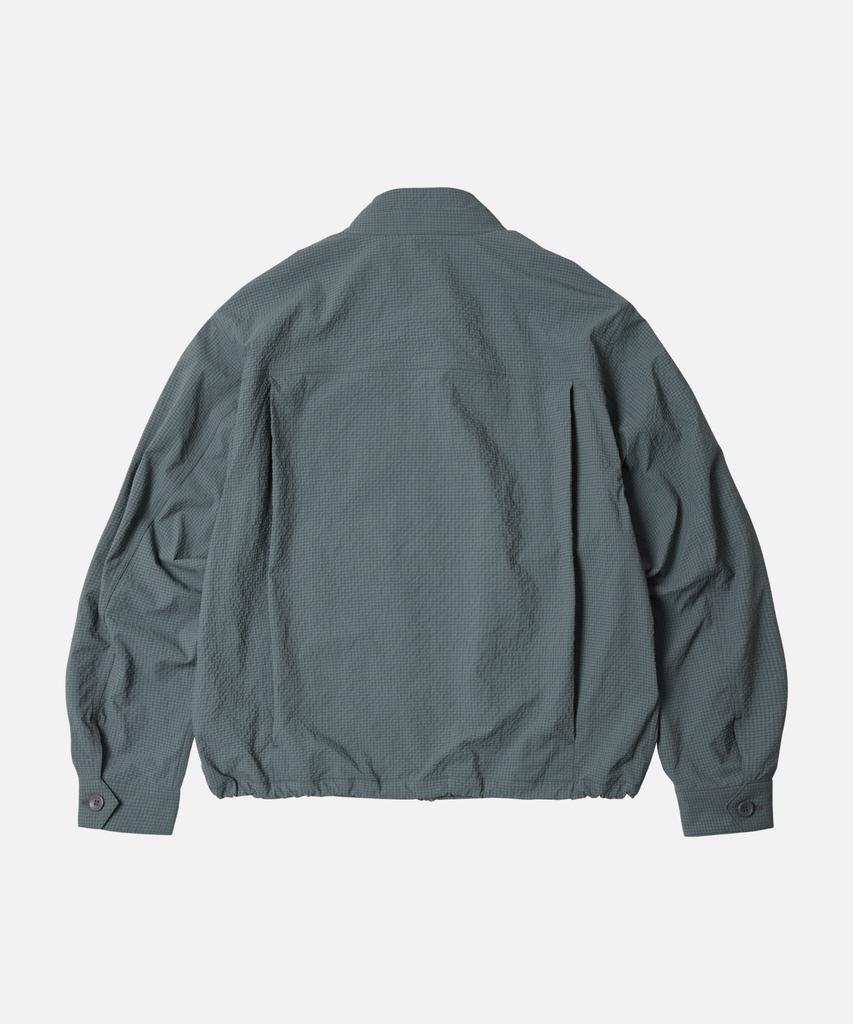 Frizmworks Seersucker Buddy Harrington Jacket _ Blue Gray