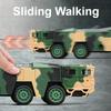 1:50 Scale Df-17 Missile Launch Toy Model Car Diecast Metal Sound Light Simulation Military Miniature Models Collection Gift Boy