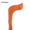 Orange Wave Wooden Single Joint Fashion Walking Stick Decorative Cospaly Cane Halloween Mace Crutch  Wand Crosier 92cm