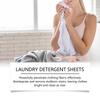 30Pcs Laundry Detergent Sheets Laundry Soap Strips Clothing Washing Supplies Laundry Detergent Liquidless Laundry Soap