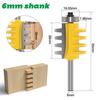 6 mm 8 mm 1/4 palce stopka Dřevěná frézka Bit Kužel Čep Dřevoobráběcí fréza Příslušenství