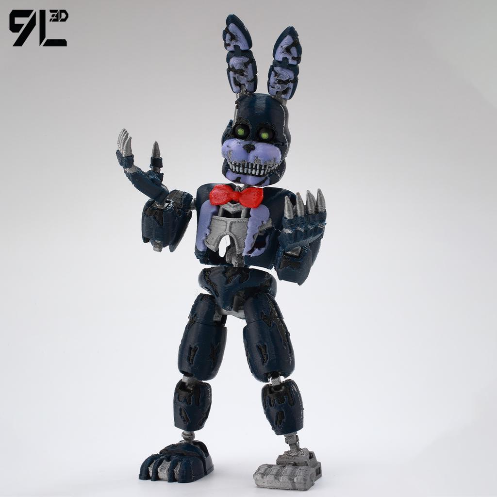 Figurine d'Action Ours d'Horreur Amovible Détachable Imprimée en 3D Poupée Articulée Jouet pour Garçon