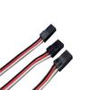10-Piece RC Servo Extension Cord, 3-Pin Male-Male JR Plug Servo Cable for Futaba JR Receivers (10cm)