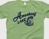 Amoskeag Lake T Shirt 632 Retro Green Unisex Graphic Tee