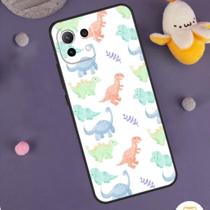Dinosaur Collage Case For Xiaomi 15 14 Ultra 13T 14T 15T 17 Pro Max POCO F8 Ultra F5 F6 F7 X5 X6 X7 Pro Cover