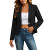 Jaqueta Casual Feminina Colorida com Lapela de Manga Longa Slim Fit