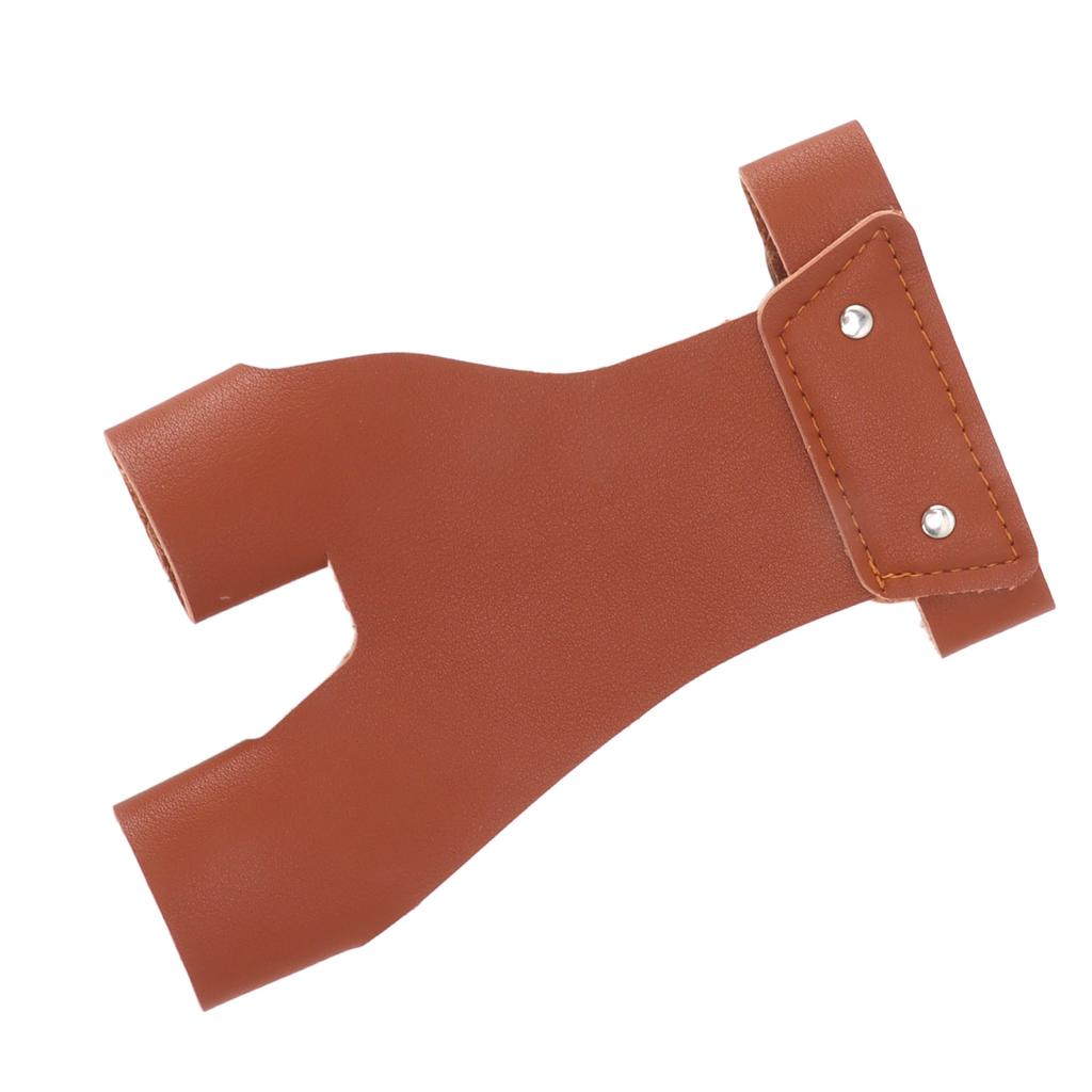 Archery Hand Guard Protector Artificial Leather Comfortable   2 Finger Archery Protective Glove for Archers