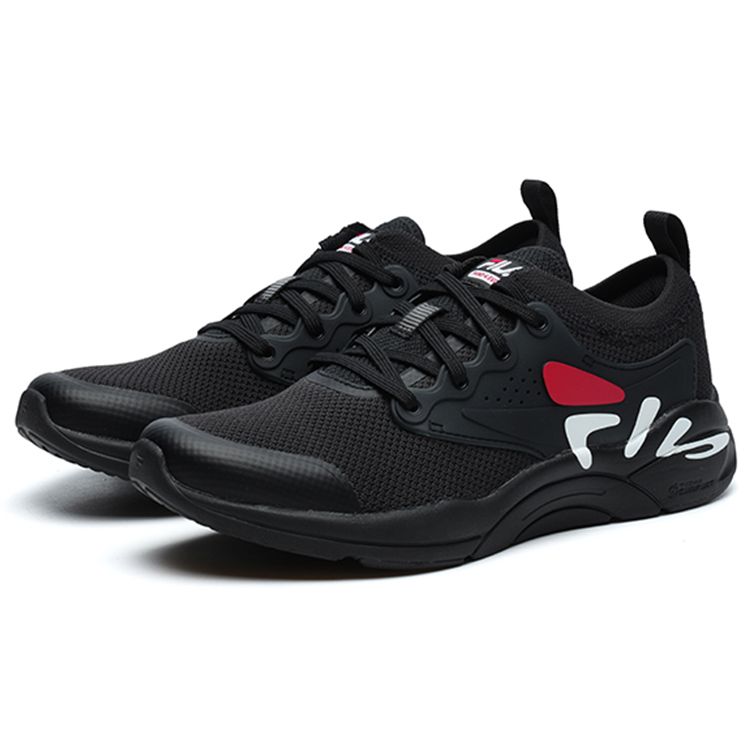 Fila Mind 4 Evo Comfortable Sports Fabric Low-Top Training Running Shoes Women Sneaker Black A12W212105FBD
