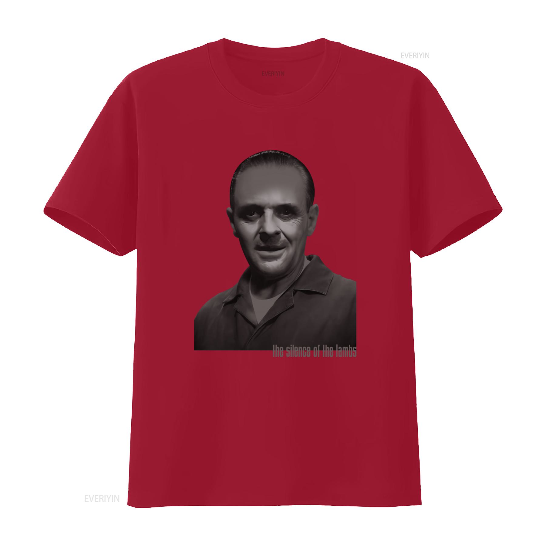 Hannibal Lecter Silence of the Lambs T Shirt Official Movie Merchandise vintage Washed Stretched Stylish fashion graphic S