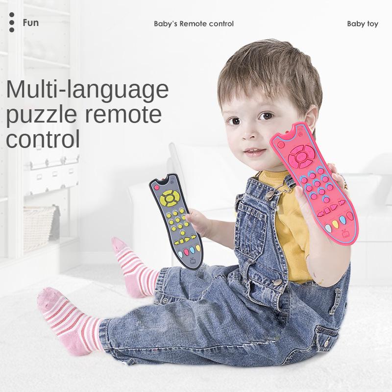 Musical Baby Phone Remote Control Key Set Interactive Educational Toy with Lights Sounds and Electric Numbers for Soothing Baby